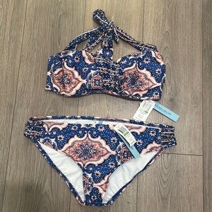 Blue/Pink Antonio Melani Bikini